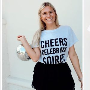 LIKE NEW Cinq a Sept “Party Tee”